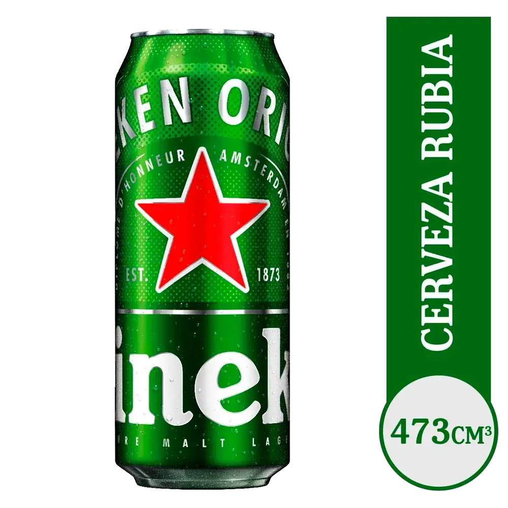 Lata Heineken 473 ml